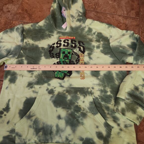 Minecraft Hoodie Bundle – Size XL Boys – Green Gamer Sweatshirts – New With Tags - Picture 6 of 10